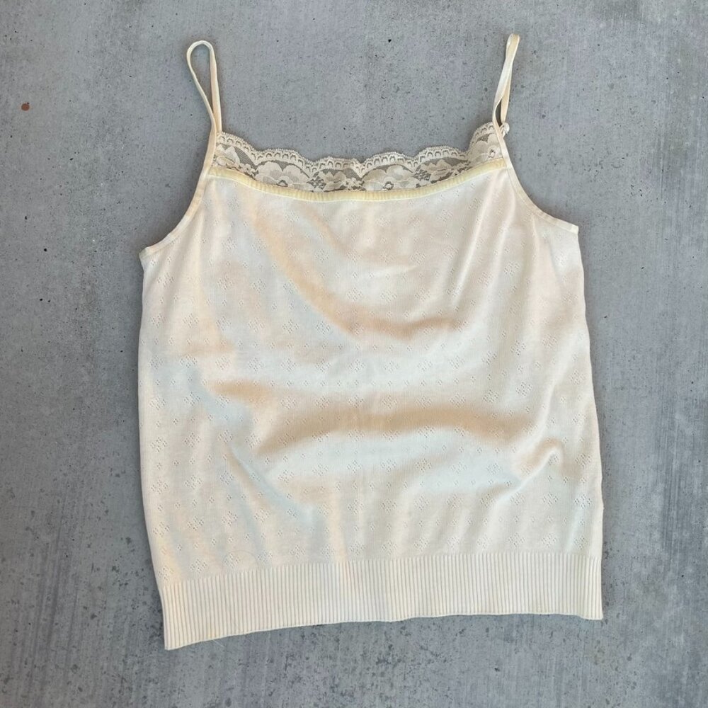 Yellow Knit Cami